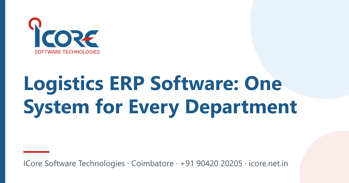 Logistics ERP Software: How Flymingo Logistics Runs Every Department on One System